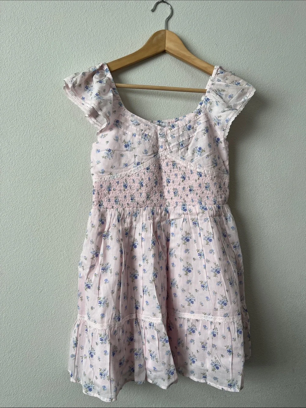 The Children's Place Girls Summer Floral Mini Dress Size 16 NWT